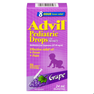 ADVIL DROPS PED GRAPE 24ML