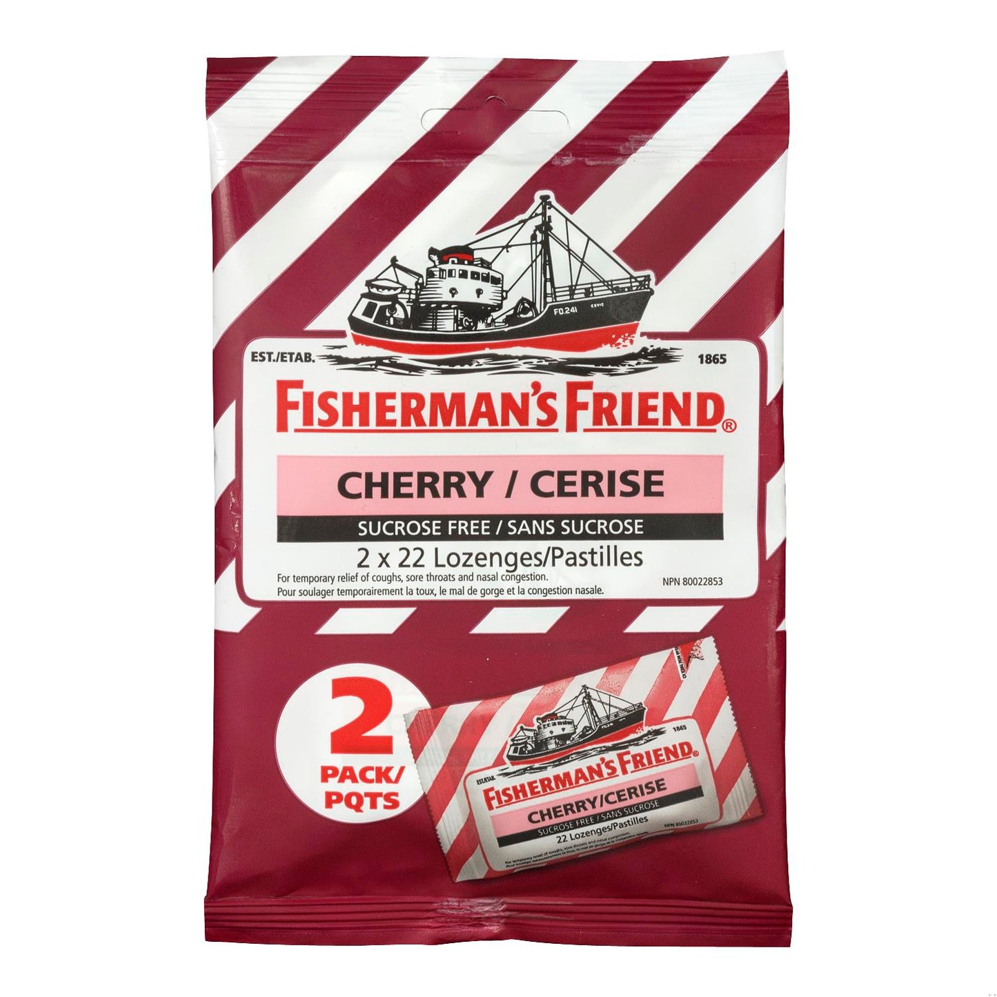 FISHERMANS FRIEND CHERRY TWIN PK 2X22