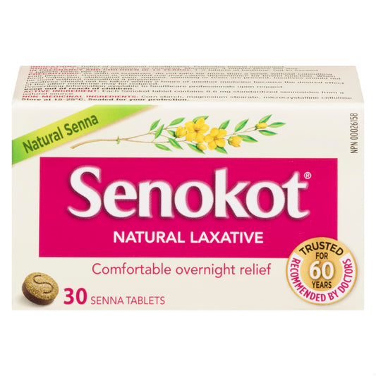 SENOKOT TB 8.6MG 30