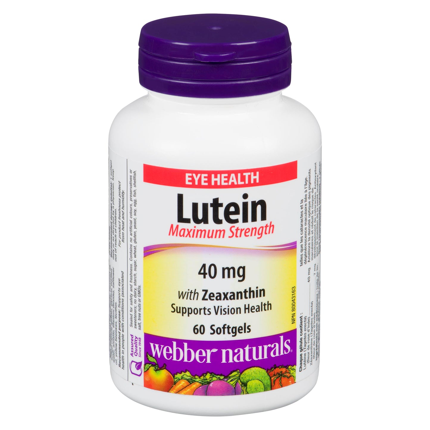 LUTEIN MAX CAPS 40MG 60 WEBBER