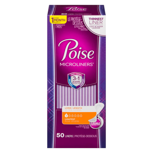 POISE MICROLINERS LIGHT ABS LONG 50