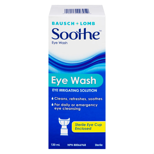 BAUSCH&LOMB SOOTHE EYE WASH 120ML