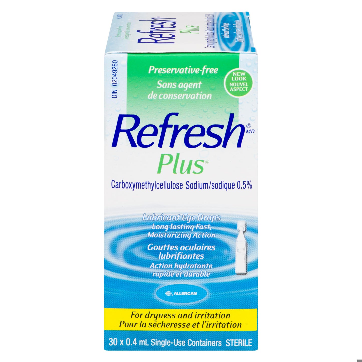 REFRESH+ SOL ARTIFICIAL TEARS 0.5% 30X0.4ML