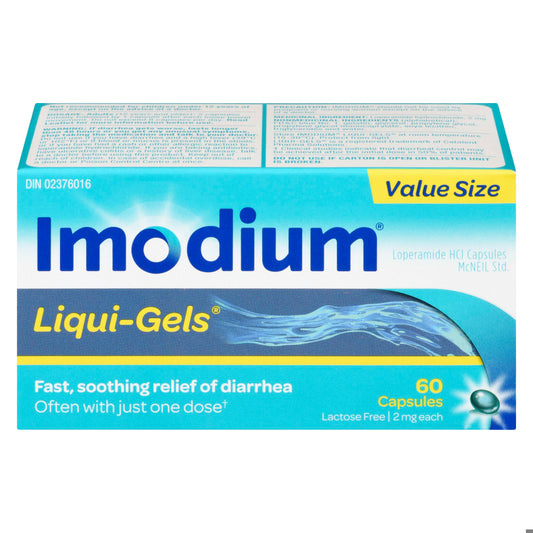 IMODIUM LIQUID GEL 2MG CAPS 60