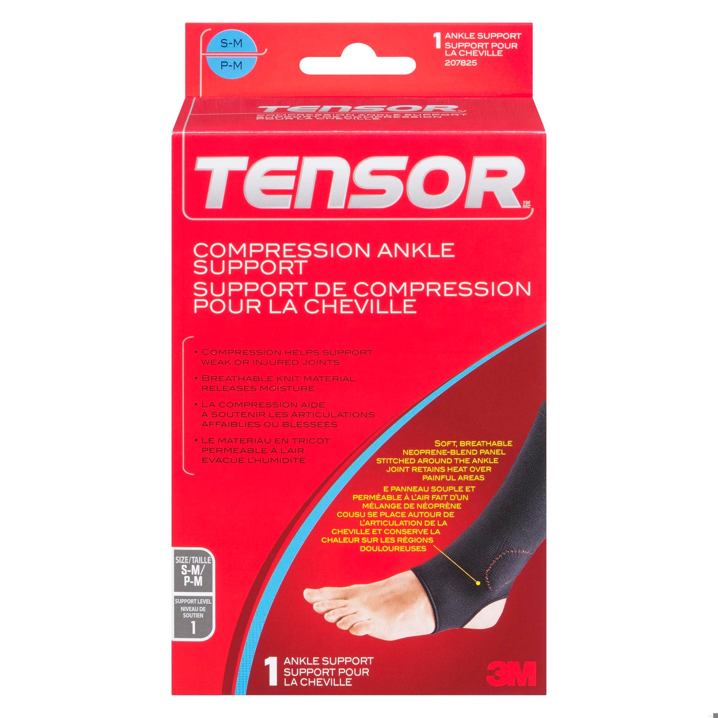 3M TENSOR BRC ANK SM/MD