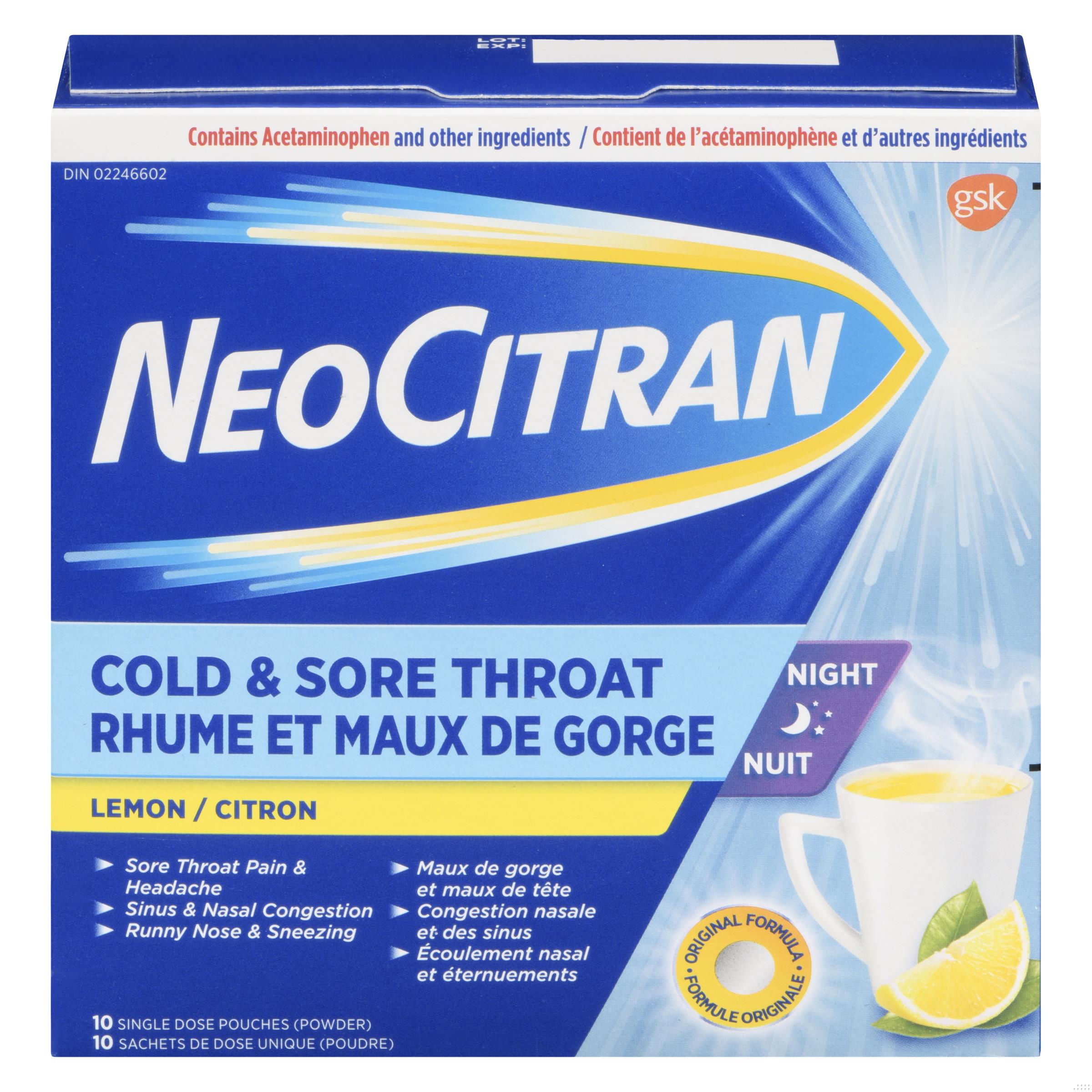 NEO CITRAN COLD&FLU 10