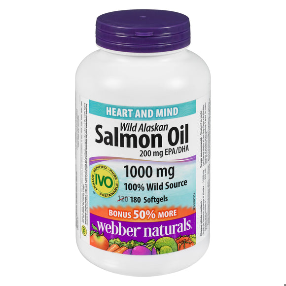 WILD SALMON OIL 1000MG SOFTGEL 120+60