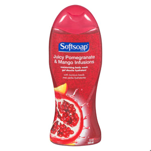 SOFTSOAP BODY WASH POMGRANATE & MANGO 532ML