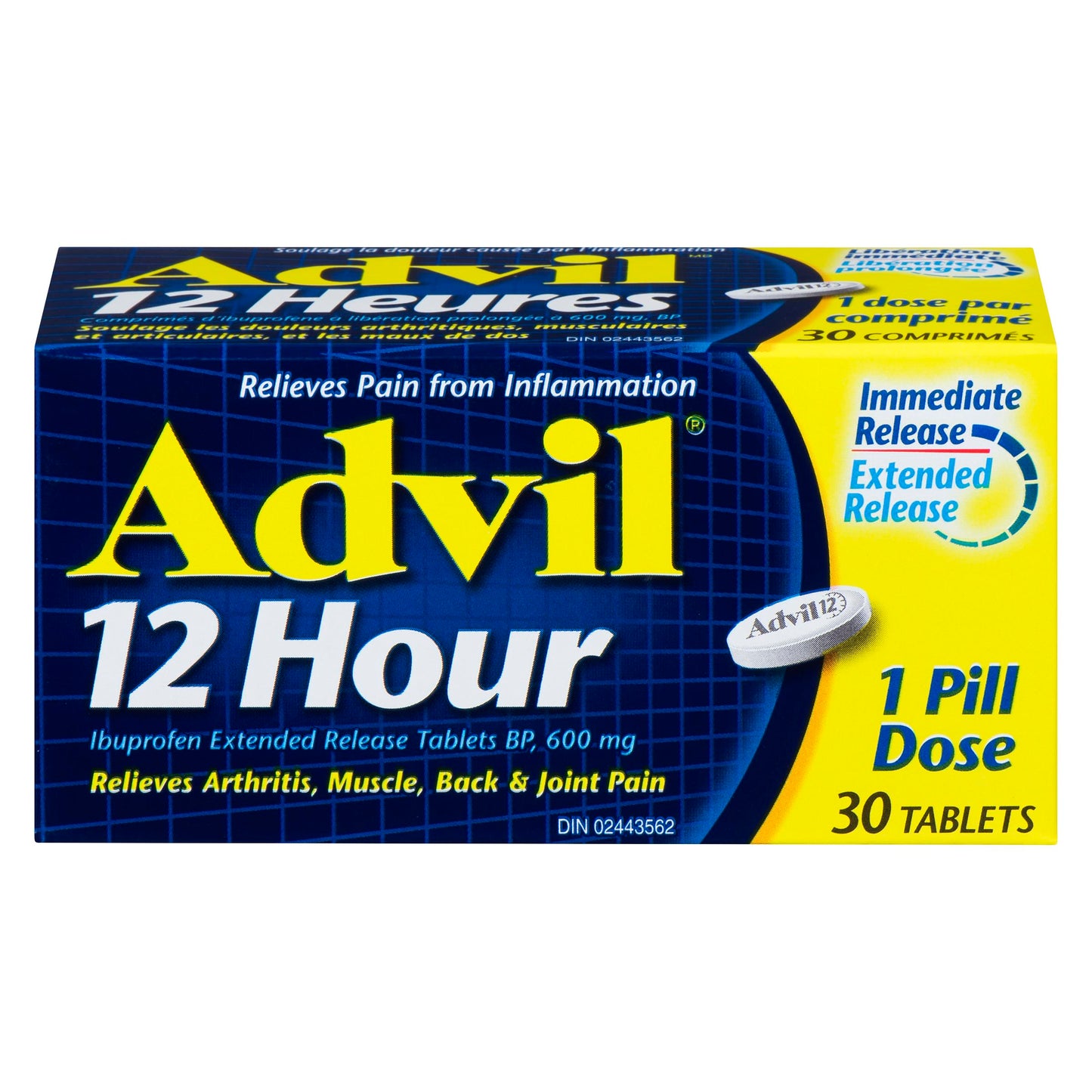 ADVIL 12HR TB 600MG