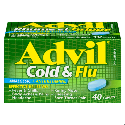 ADVIL COLD&FLU CPLT 40