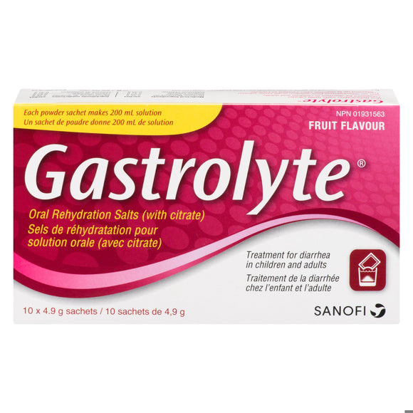 GASTROLYTE PD FRUIT 10X4.9G