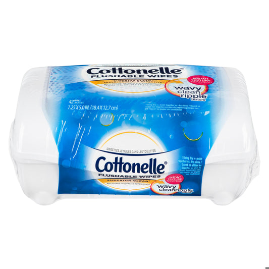 COTTONELLE FRESH CARE MOIST WIPES TUB 42