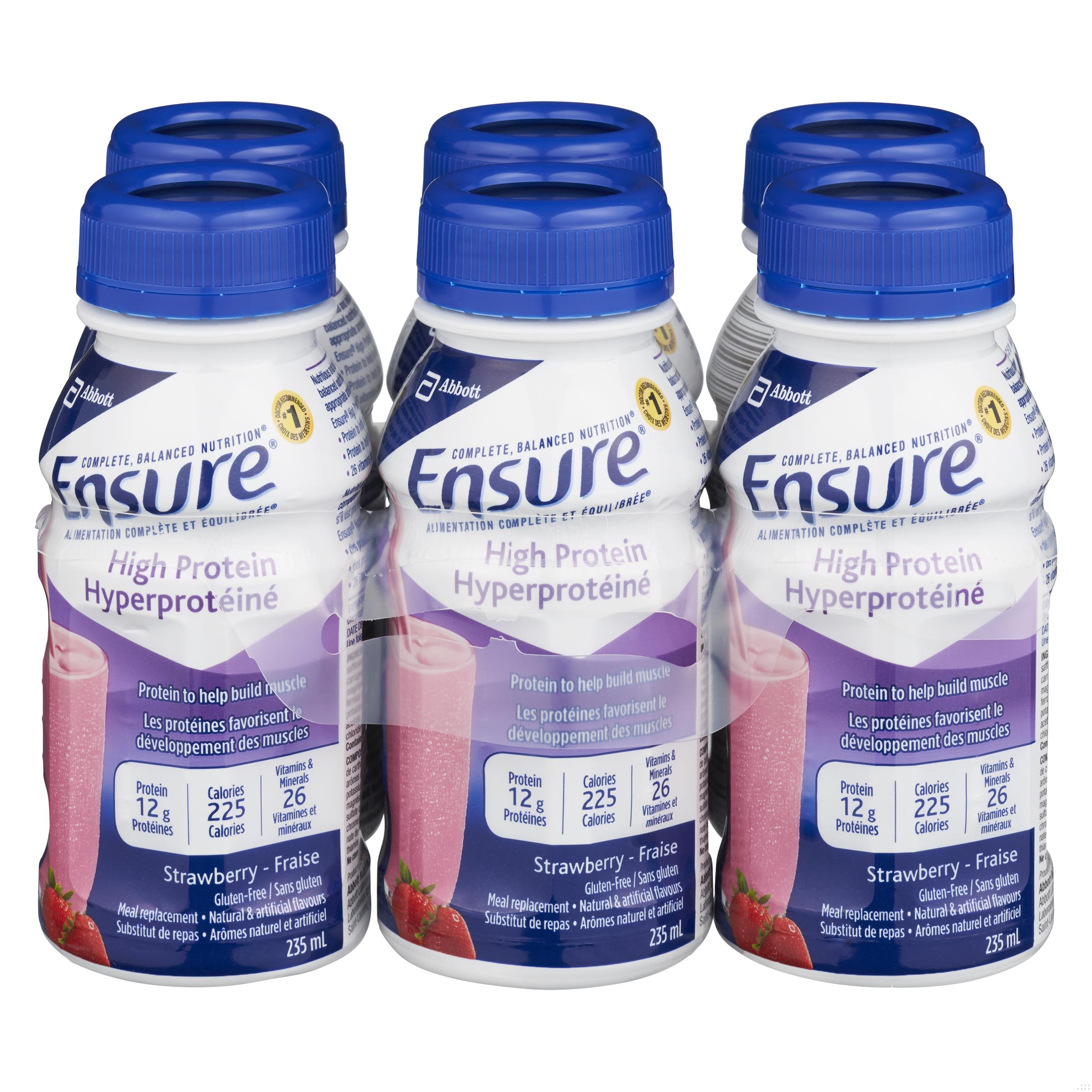ENSURE HIGH PROTEIN BOTTLE 4/6X235ML