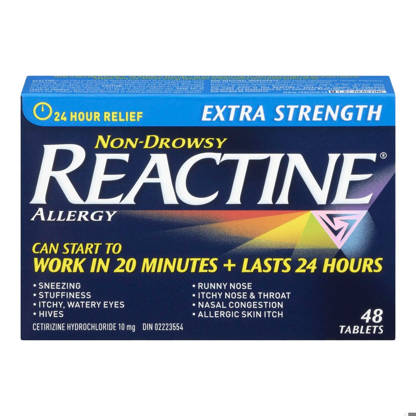 REACTINE XST 10MG TB 48