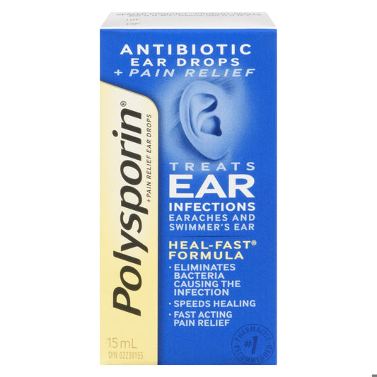 POLYSPORIN PLUS PAIN EAR DROP 15ML