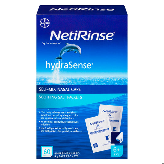 NETIRINSE SOOTHING SALTS FORMULA SACHETS 60