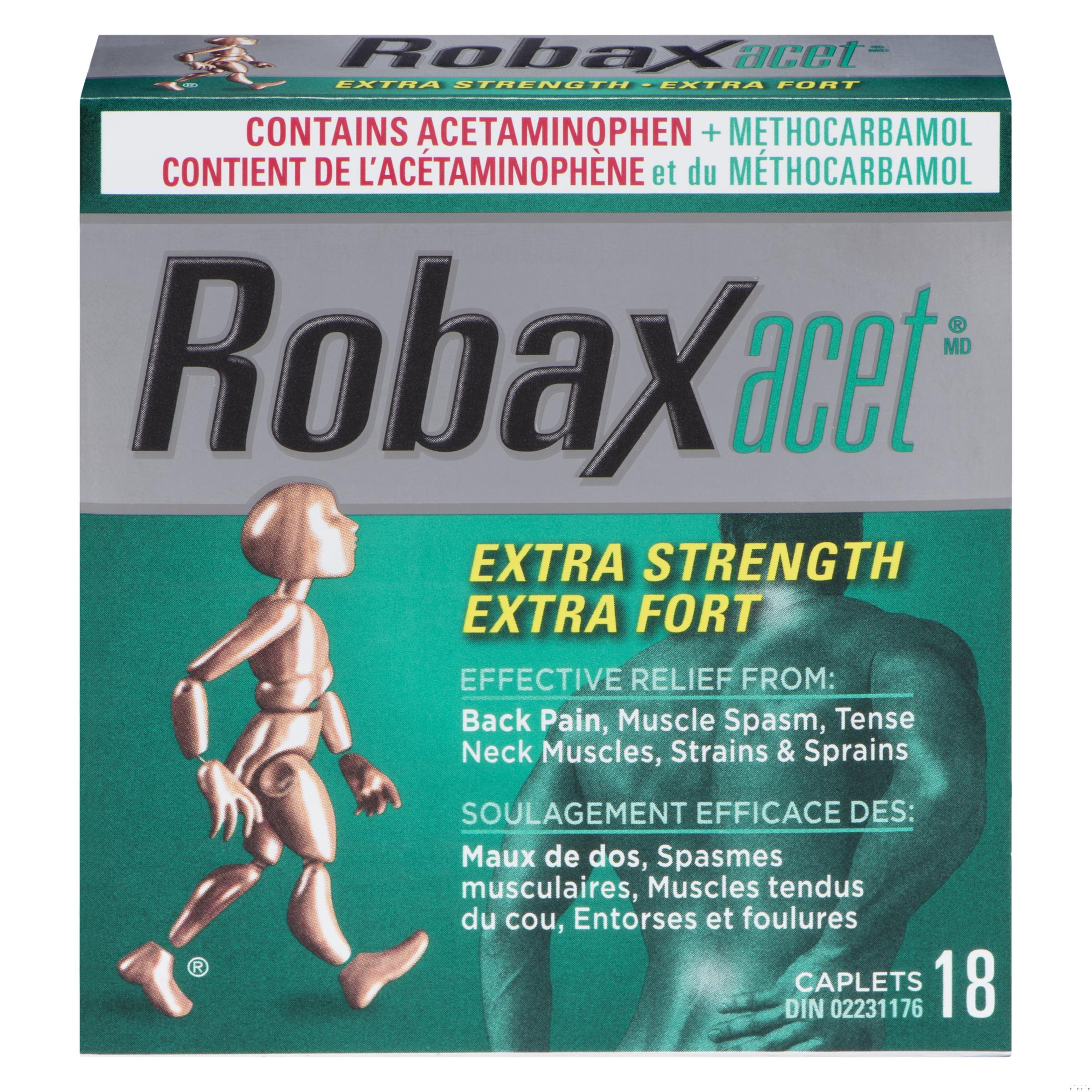 ROBAXACET XST CPLT 500MG 18