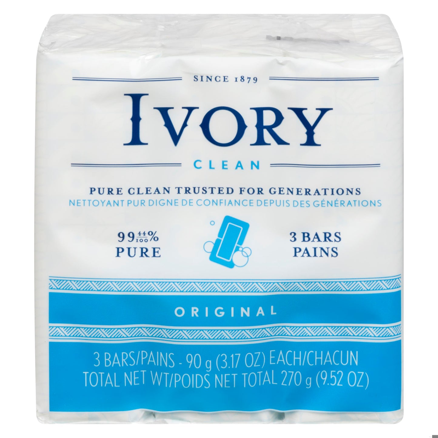 IVORY SIMPLY SOAP BAR IVORY 3X90G