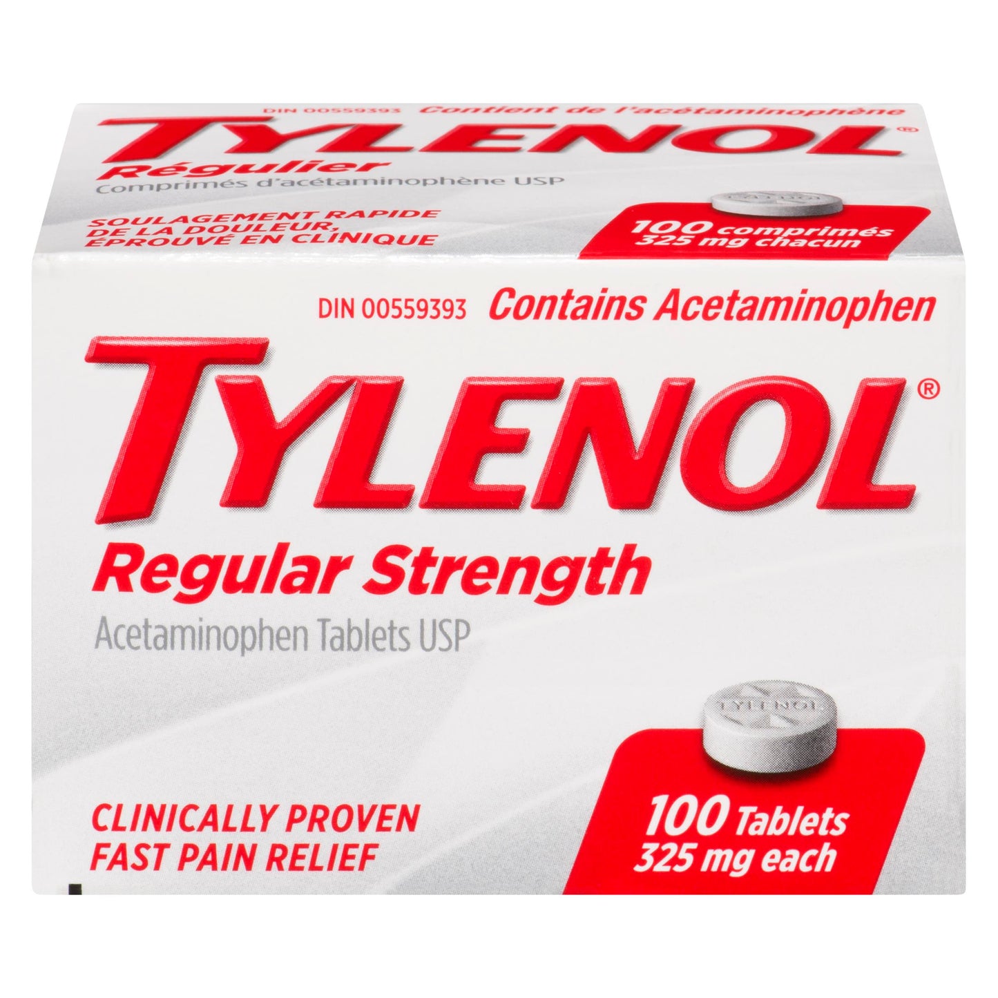 TYLENOL RG TB 325MG 100