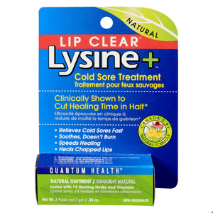 LIPCLEAR LYSINE PLUS COLD SORE OINT 7G