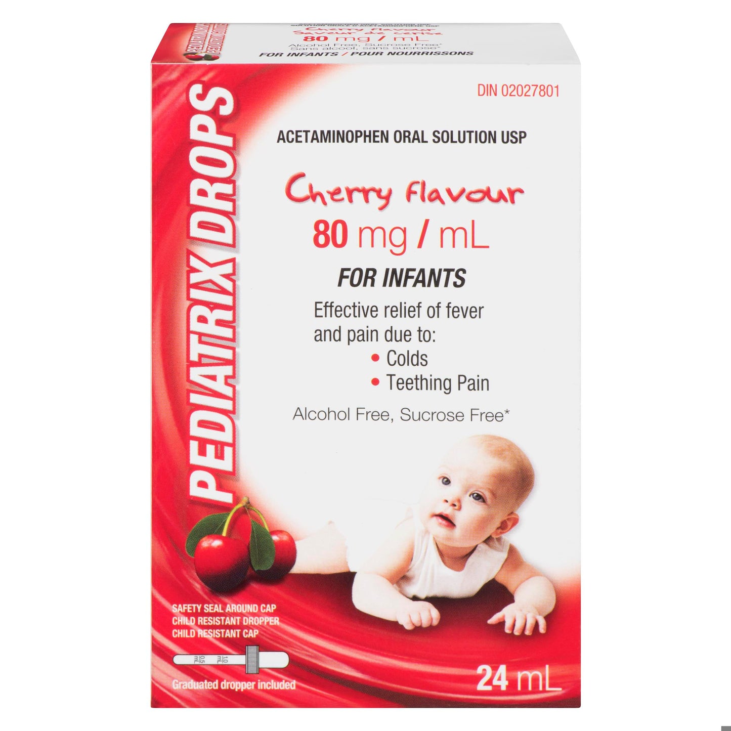 PEDIATRIX CHILD DROPS CHERRY 24ML