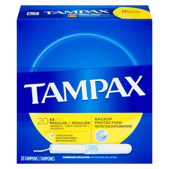 TAMPAX BIODEGRADABLE APPLICATOR RG 20