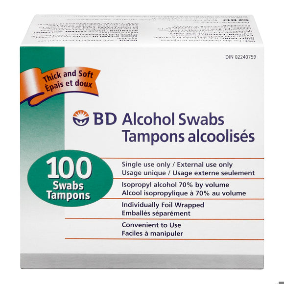 BD ALCOHOL SWABS 326910 100