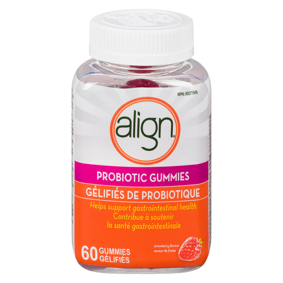 ALIGN PROBIOTIC STRAWBERRY GUMMY 60