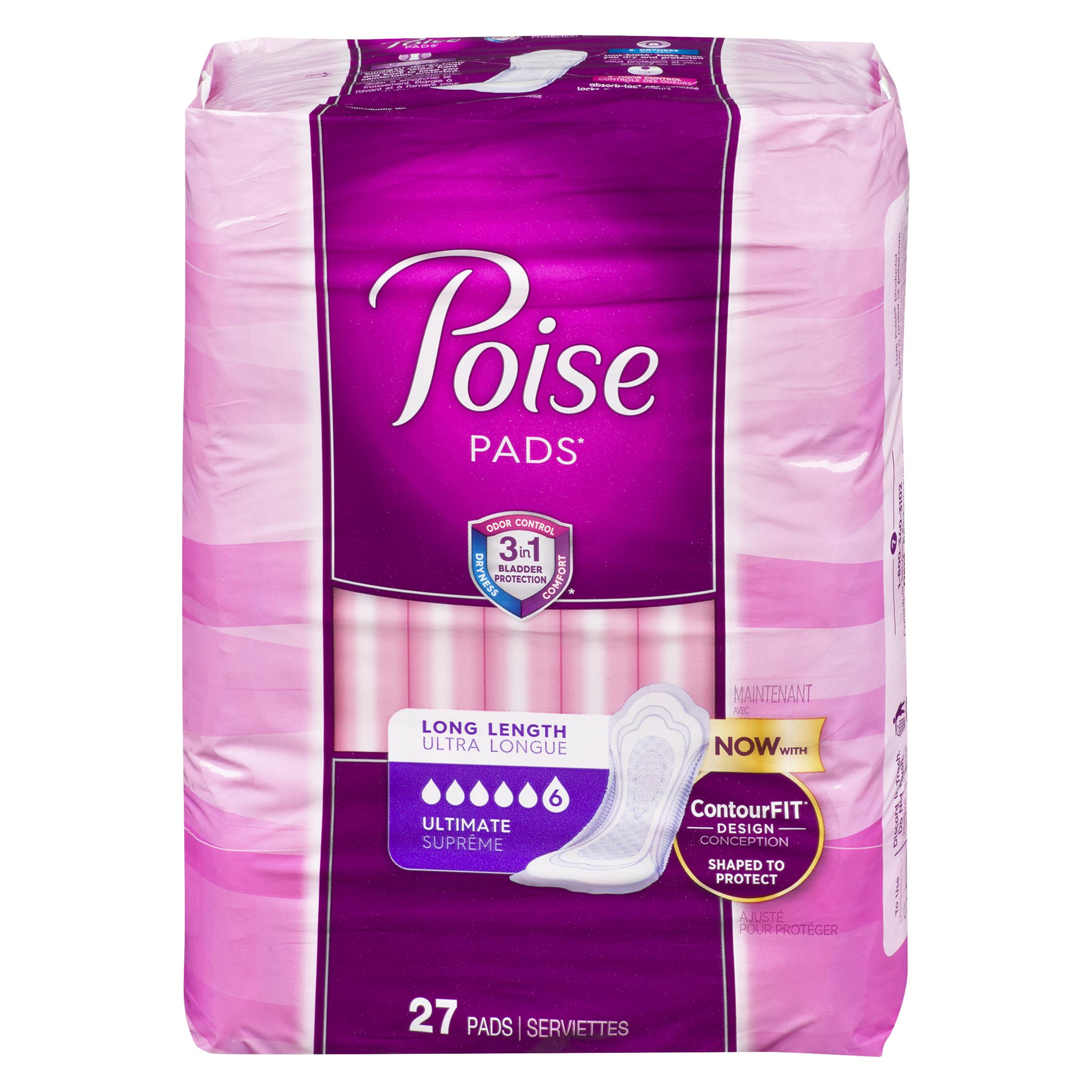 POISE PAD ULTIMATE PROTECTION LONG 27