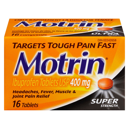 MOTRIN IBUPRO TB 400MG SUPER 16