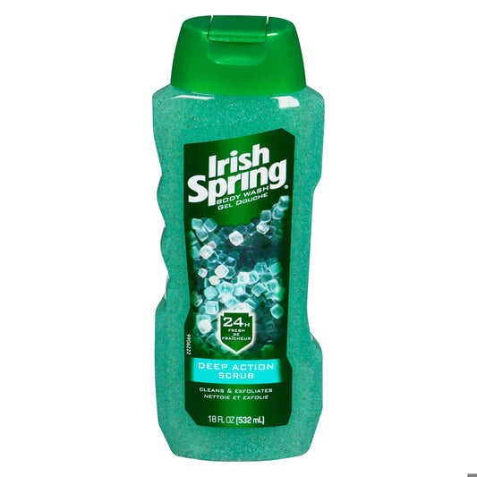 IRISH SPRING BODY WASH COOL SCRUB 532ML