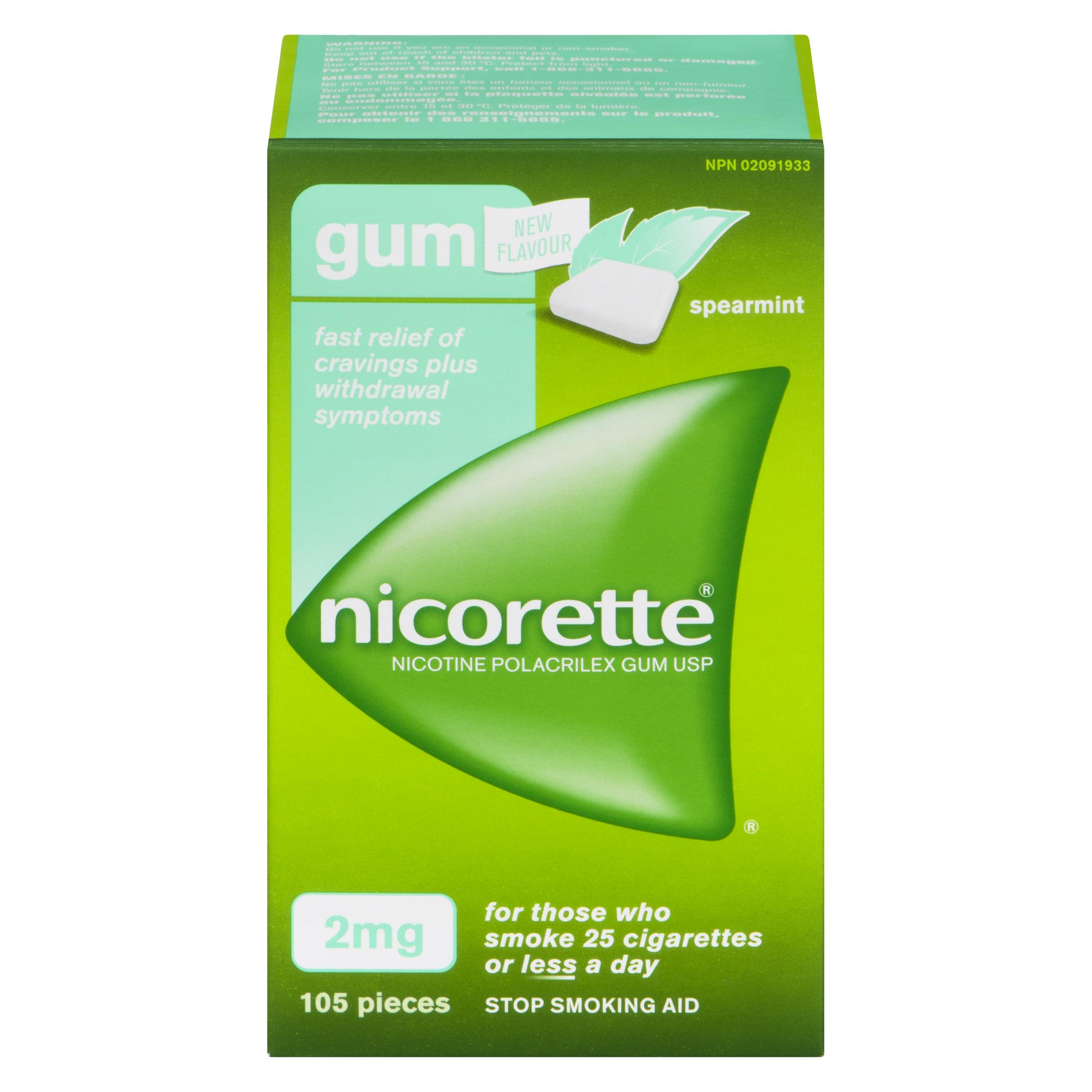 NICORETTE GUM 2MG SPEAR