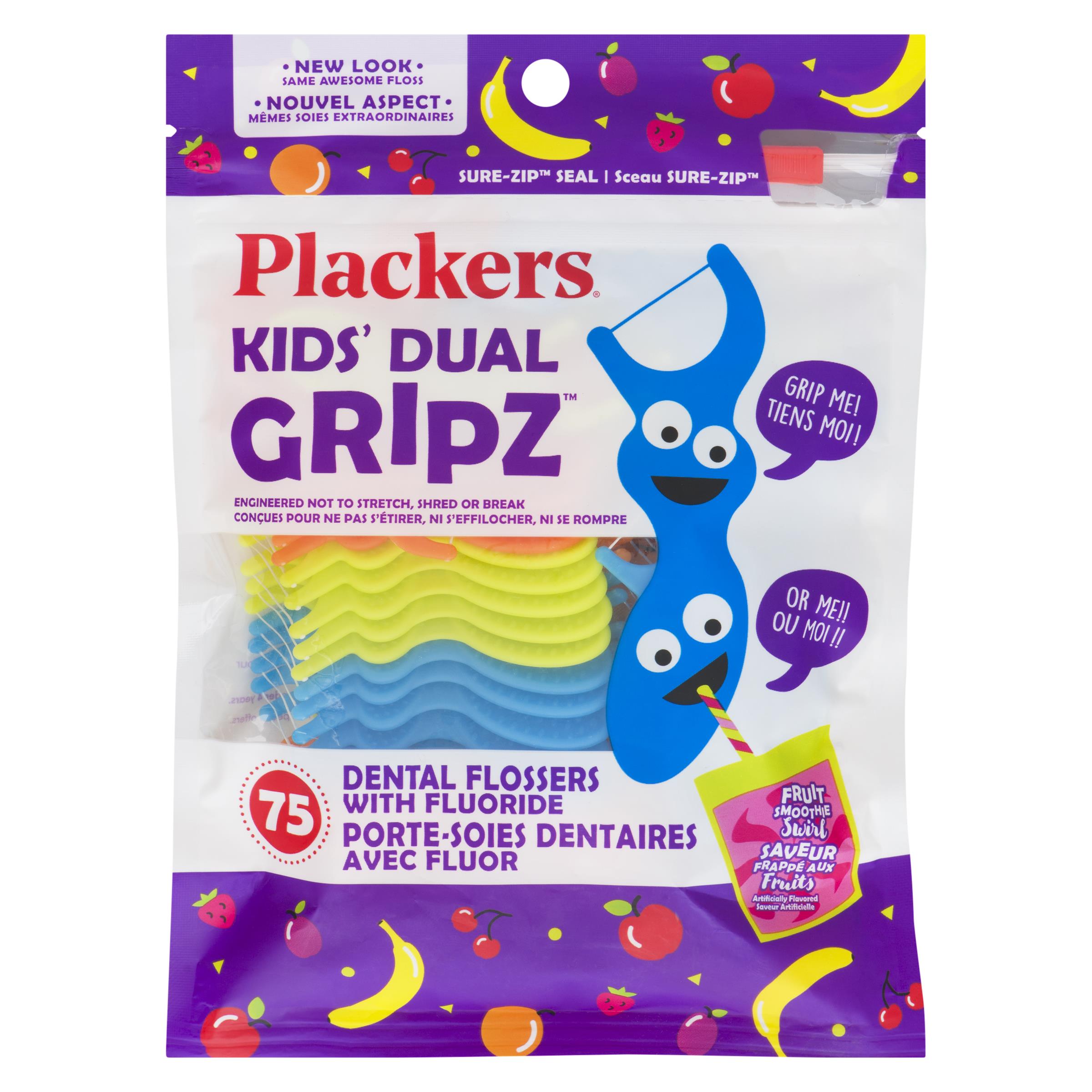 PLACKERS FLOSSERS KIDS FRUIT SMOOTHIE 75