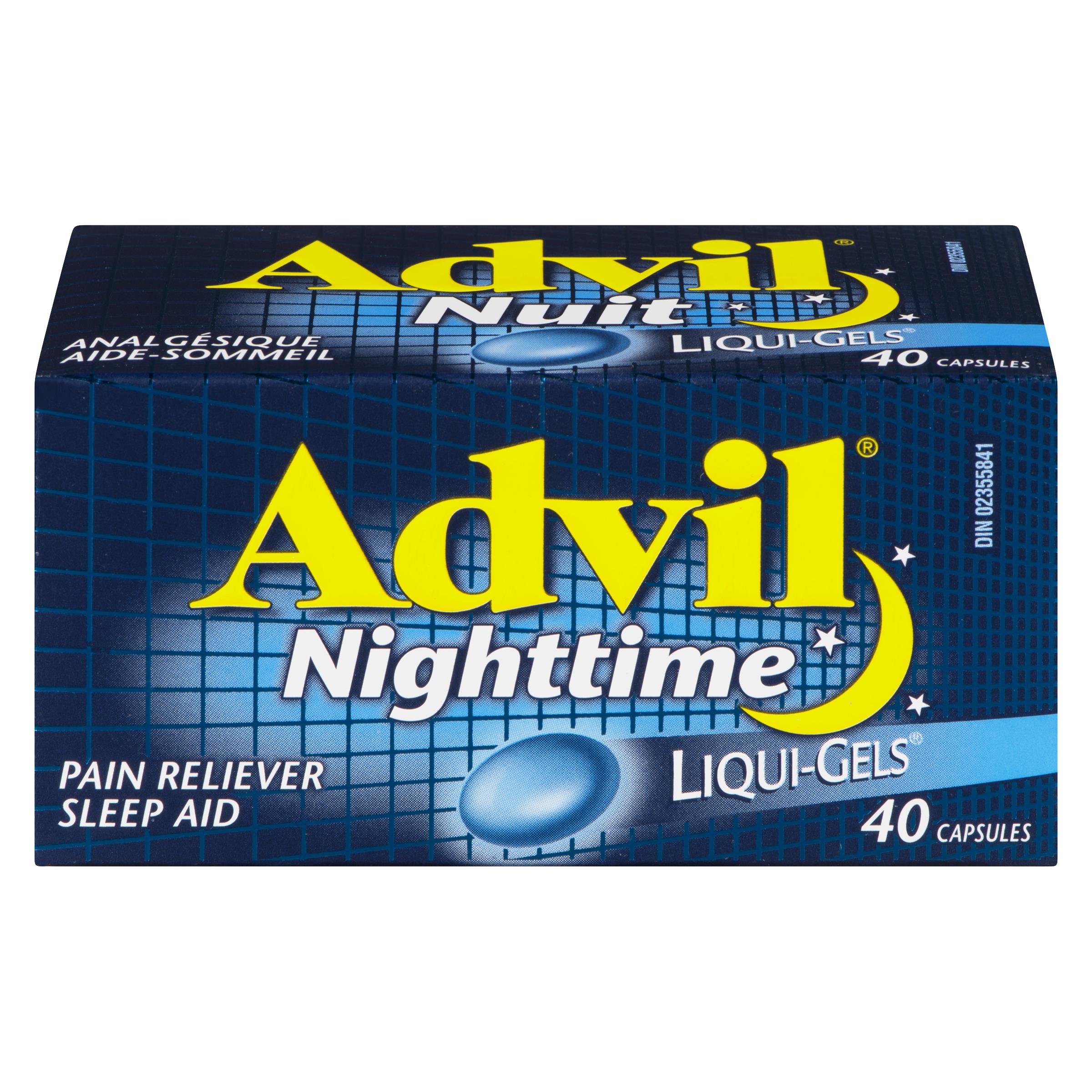 ADVIL NIGHTTIME LIQUI-GEL 40
