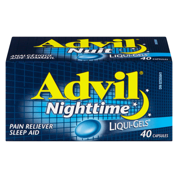 ADVIL NIGHTTIME LIQUI-GEL 40