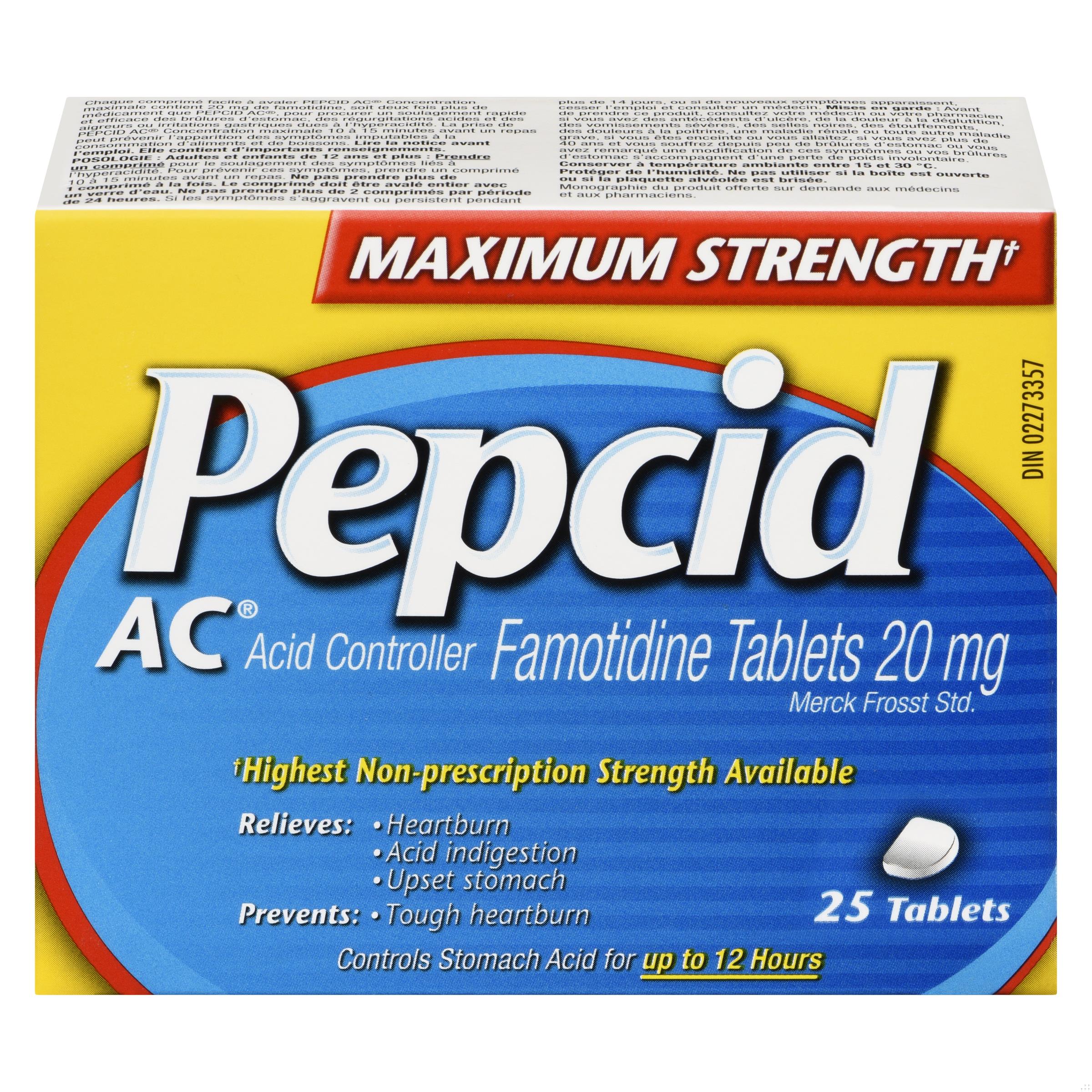PEPCID AC MAXIMUM STRENGTH 25