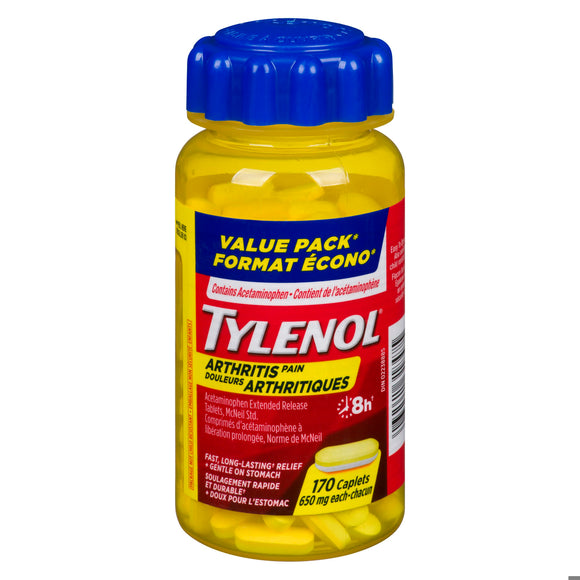 TYLENOL ARTHRITIS PAIN EASY OPEN TB 170