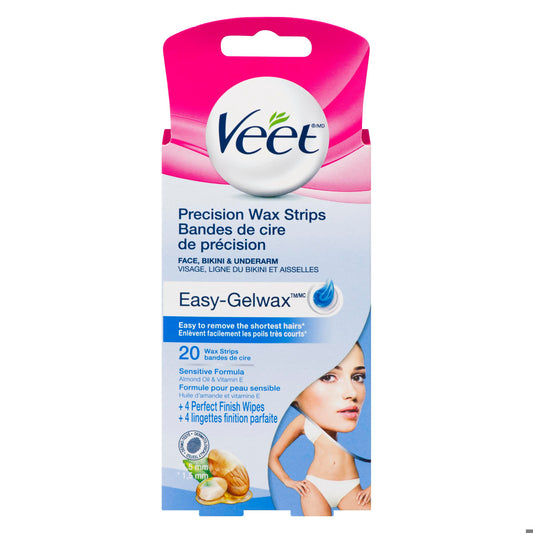 VEET FACIAL&BIKINI WAX STRIP 20