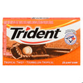 GUM SUPER PAK TRIDENT TROPICAL TWIST 14 PC