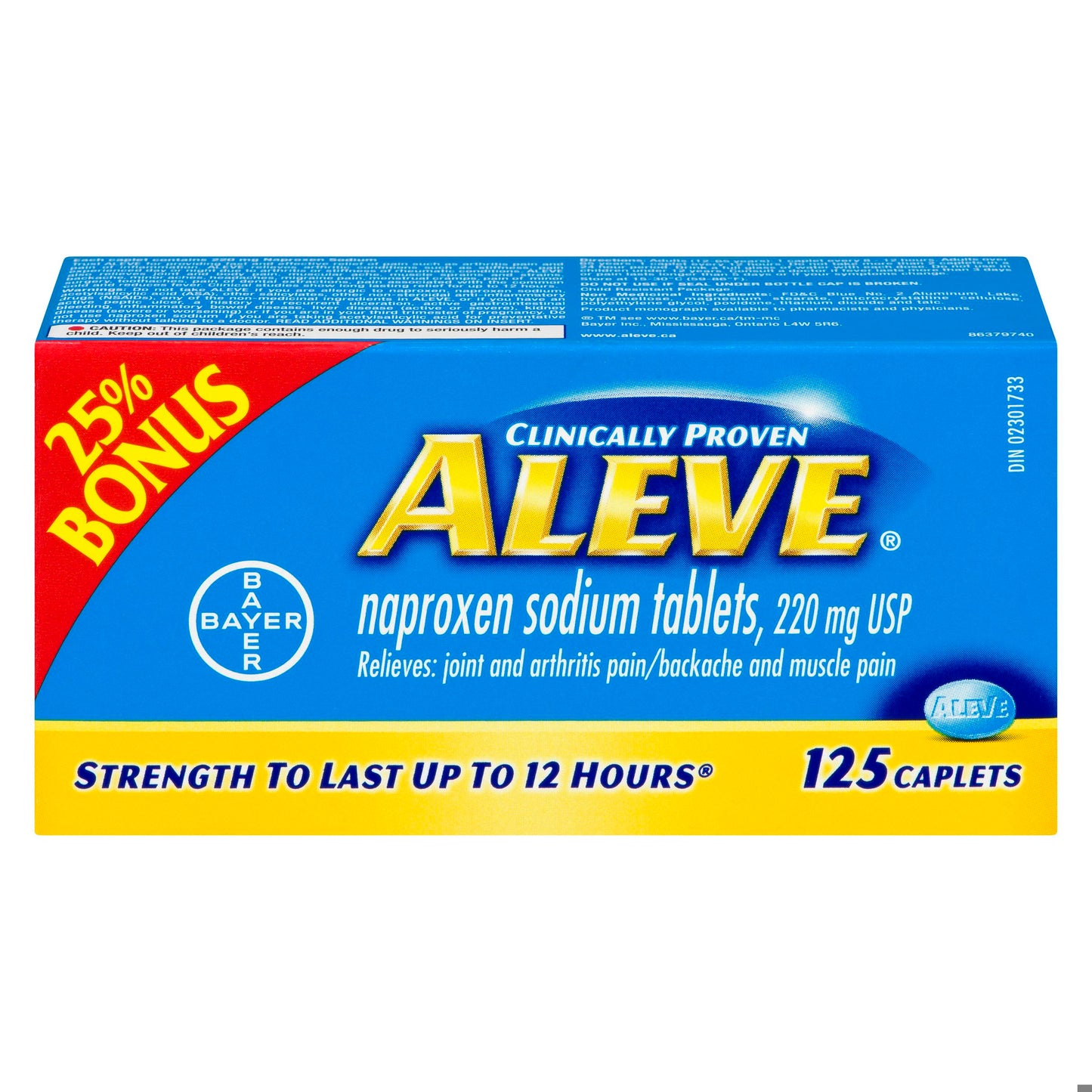 ALEVE CPLT 220MG 100+25