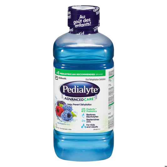 PEDIALYTE ADVANCE CARE BLUE RASPBERRY 1L