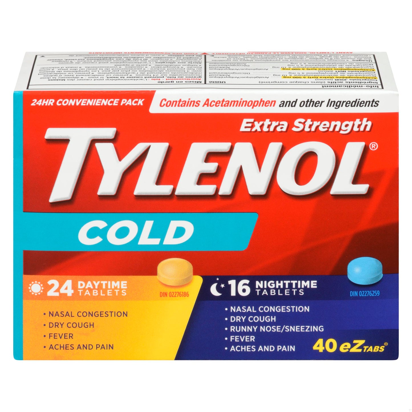 TYLENOL COLD XST TB DAY/NIGHT 24+16