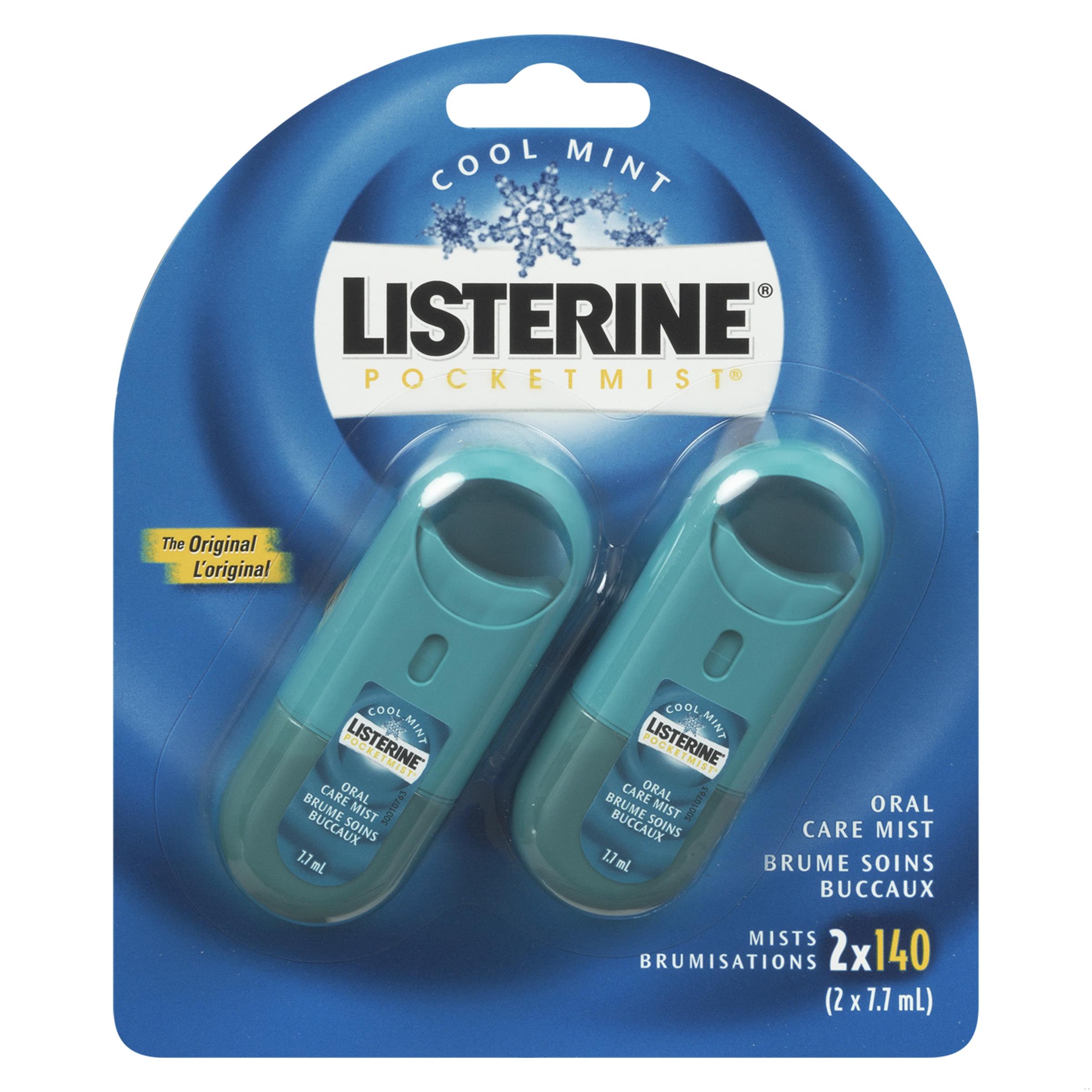 LISTERINE POCKET MIST TWIN PK COOL MINT 2