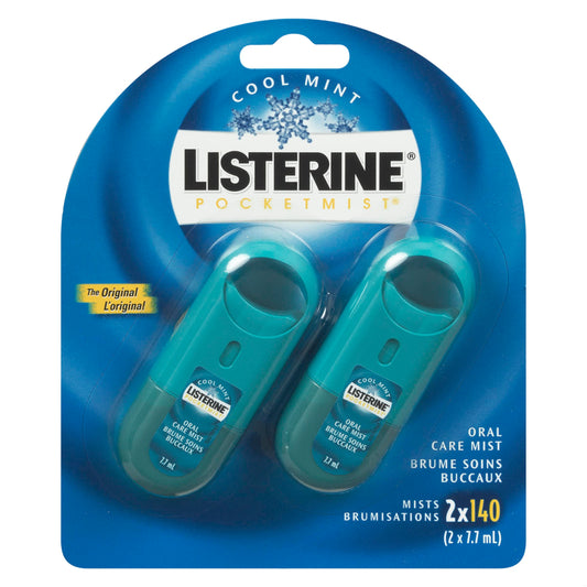 LISTERINE POCKET MIST TWIN PK COOL MINT 2