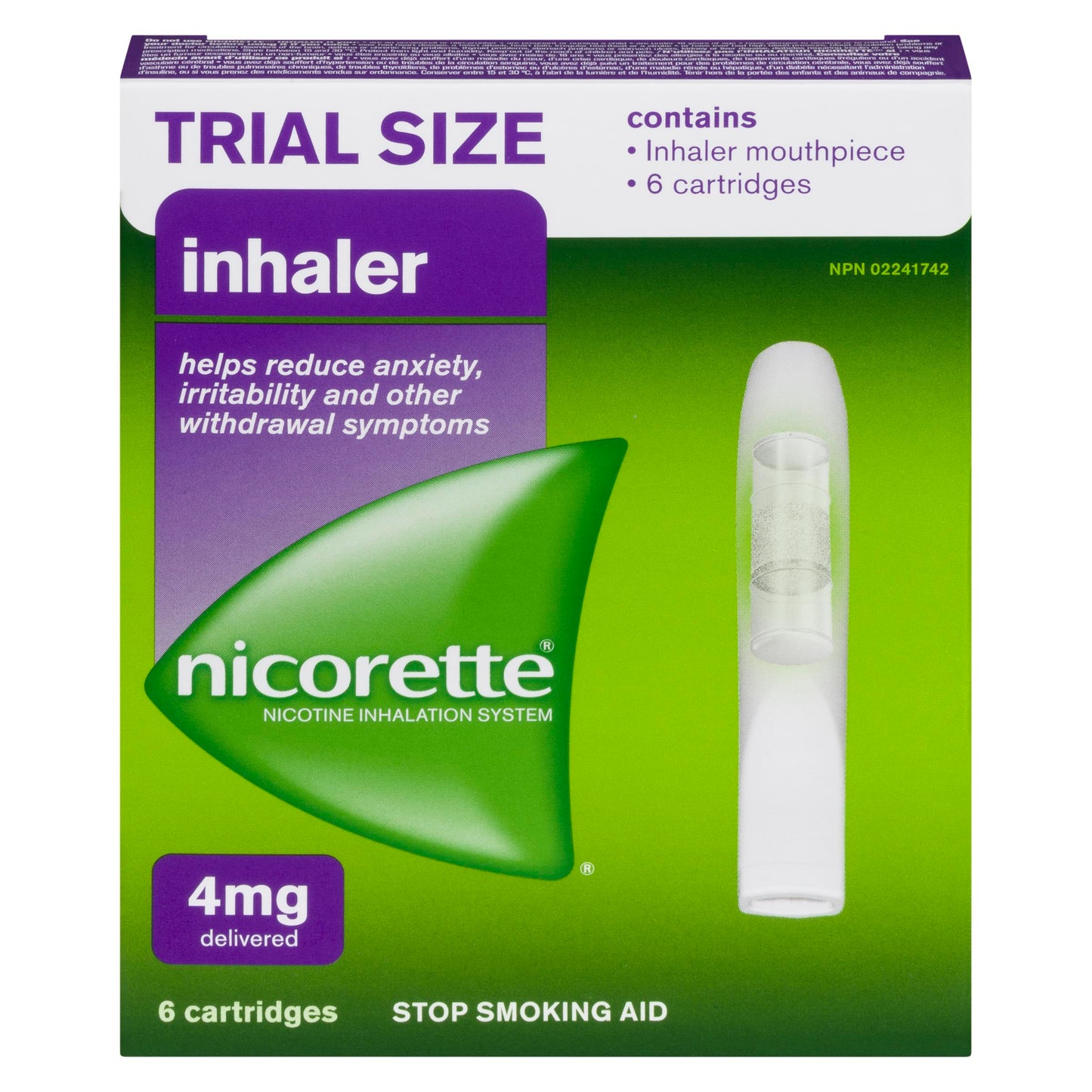 NICORETTE INH + CARTRIDGES 6