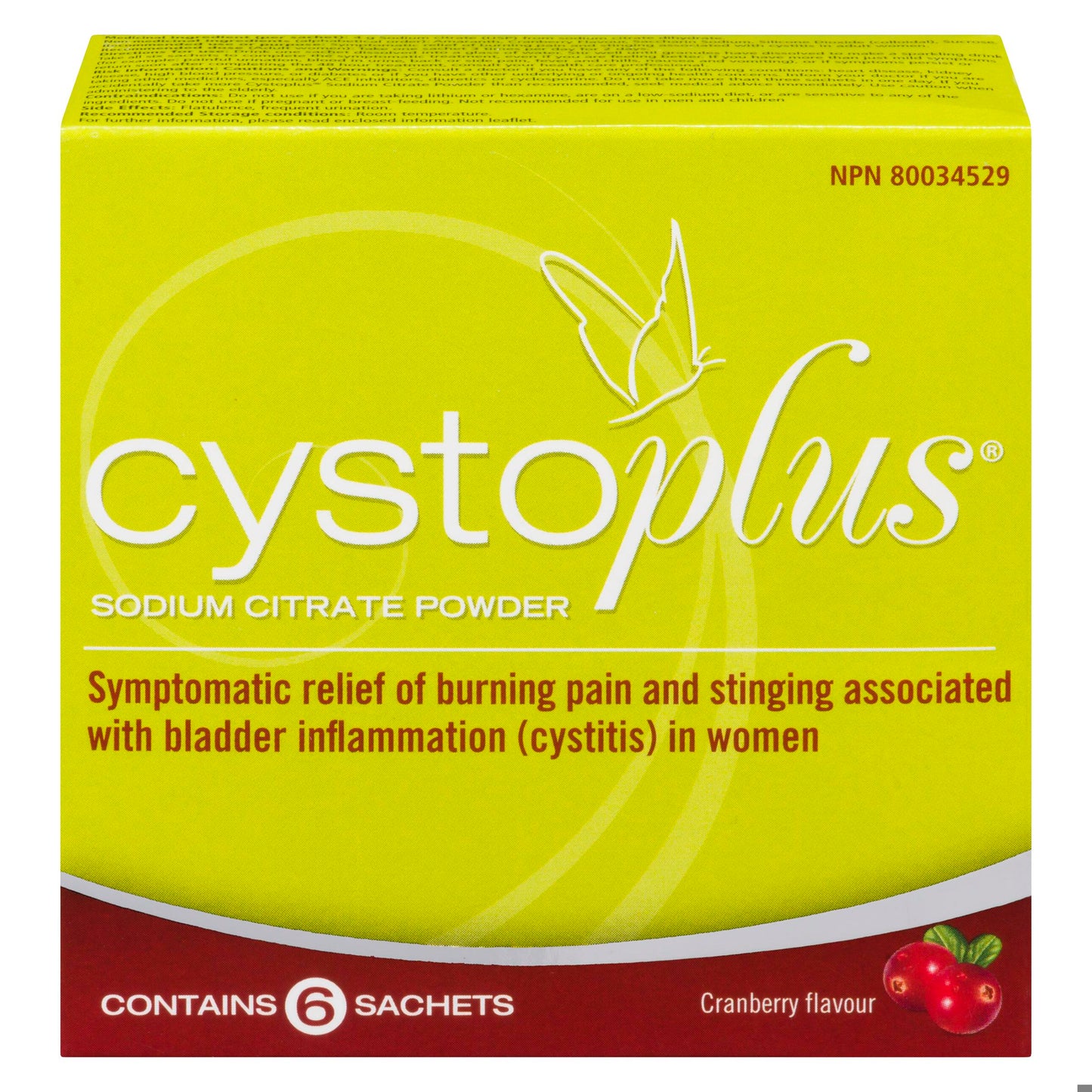 CYSTOPLUS PD CRANBERRY 6X5.6G