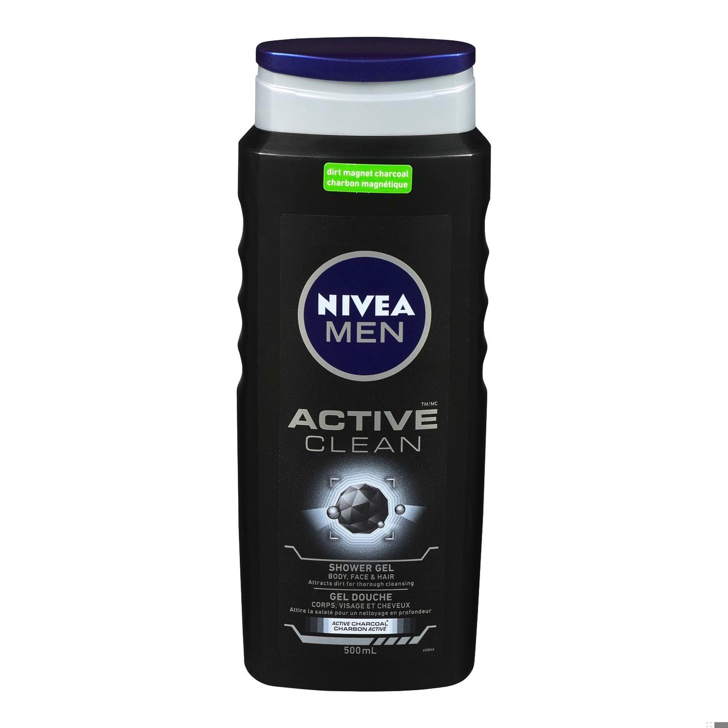 NIVEA MEN SHOWER GEL ACTIVE CLEAN 500ML