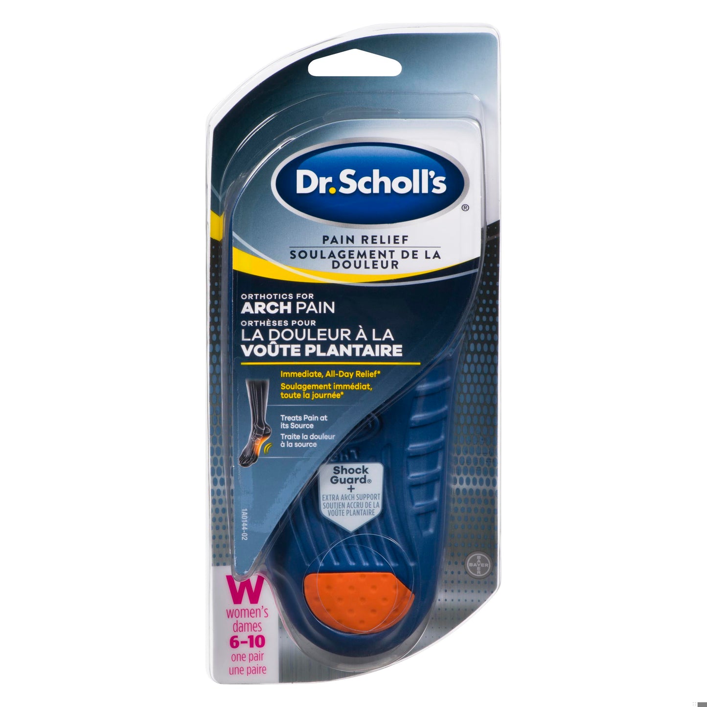 DR SCHOLL ARCH PAIN RELIEF ORTHOTICS WOMEN 6-10