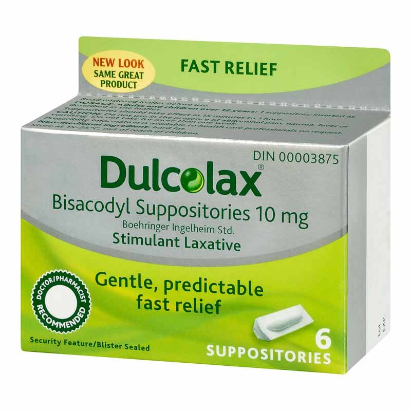 DULCOLAX SUPP 10MG 6