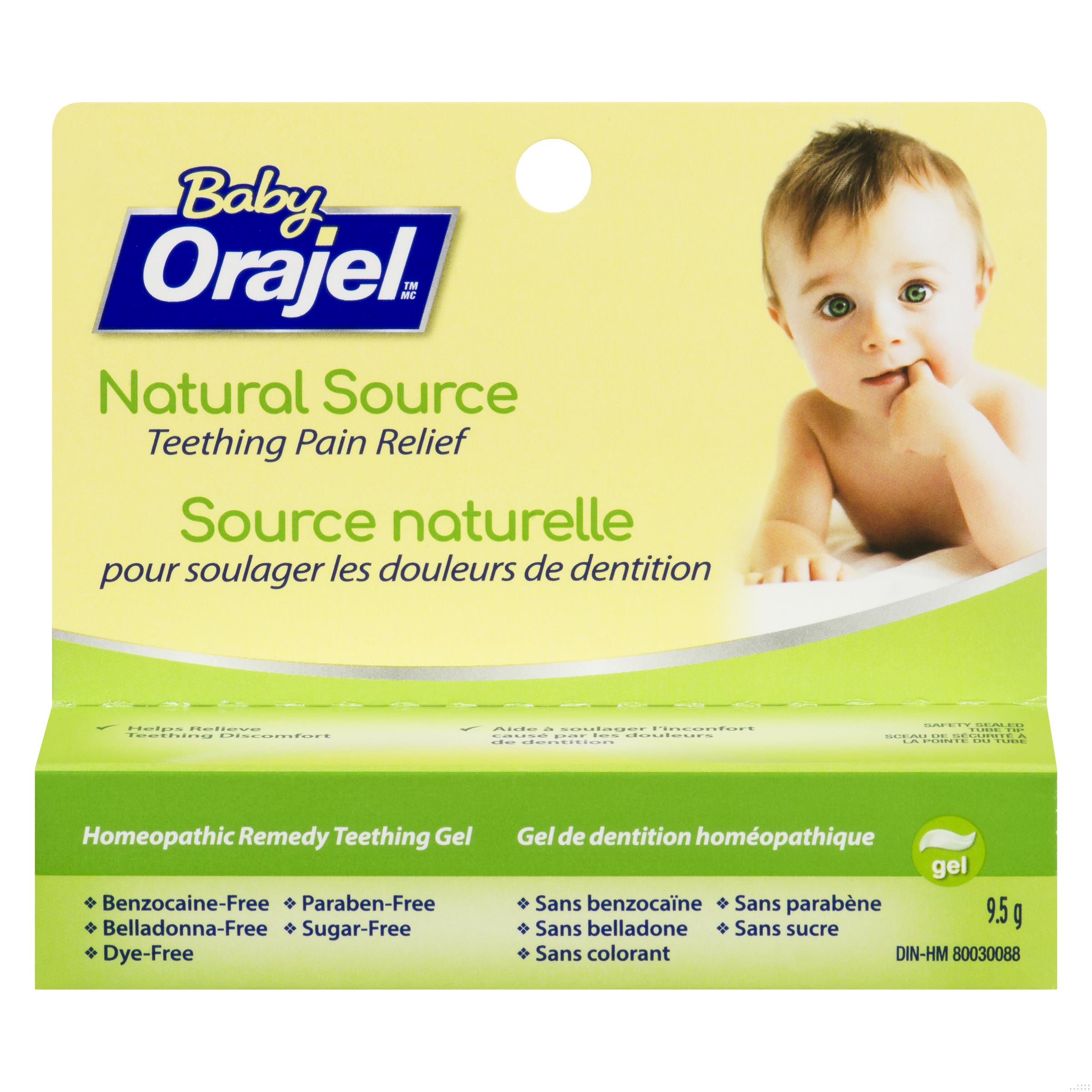ORAJEL BABY HOMEOPATIC GEL 9.5G